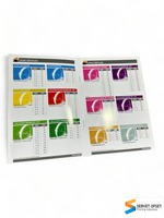 Service d'impression offset de brochures personnalisées, esthétiques, en carton durable, avec couleurs et dimensions personnalisées, finition brillante