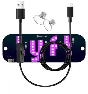 ไฟ LED แท็กซี่ รุ่นใหม่ Xtx Universal 6V 3W แบบ USB สำหรับตกแต่งรถยนต์ พร้อมอุปกรณ์แปลงสี - Product Image 5