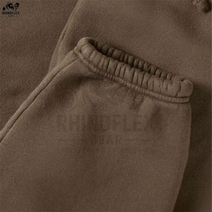 Pantalons de survêtement pour hommes en coton 100% de haute qualité en gros, style droit de luxe, style personnalisé, mi-longueur, respirant, décontracté - Product Image 4