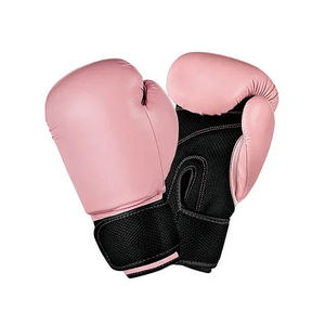 Guantes de boxeo con logotipo personalizado, manoplas de boxeo de entrenamiento de PU brillantes y duraderas de alta calidad, guantes de cuero de vaca de 8oz, 10oz y 12oz - Product Image 6