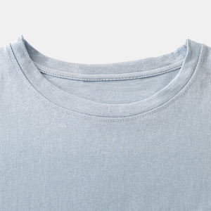 Camisetas básicas ajustadas suaves para hombre, Camiseta con estampado de diseño personalizado para hombre, camiseta recortada con cuello redondo para hombre - Product Image 4