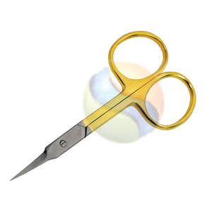 Ciseaux à cuticules de salon d'élite, super tranchants, pointe en forme de flèche, design multicolore, ciseaux à cuticules incurvés de luxe, ultra-tranchants, pointe en forme de flèche - Product Image 3