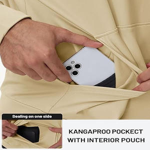 เสื้อฮู้ดสวมหัวสำหรับผู้ชายชุดเดรสกีฬาแบบสวมหัวมีฮู้ดสำหรับฤดูหนาว - Product Image 4