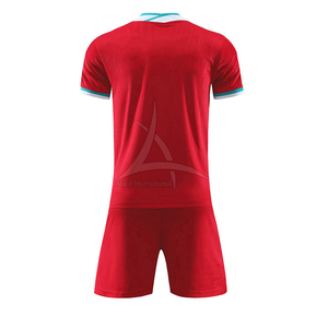 ชุดฟุตบอลผู้ชาย ผ้าโพลีเอสเตอร์ 100% ระบายอากาศได้ดี น้ำหนักเบา สวมใส่สบาย แห้งเร็ว ชุดฝึกซ้อม ตัดเย็บด้วยระบบอัตโนมัติ - Product Image 2