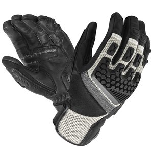 ถุงมือแข่งรถผู้ชายแบบปรับแต่งได้ฤดูร้อนหนังระบายอากาศพร้อมสนับมือ3D ป้องกันความเข้ากันได้กับกีฬากลางแจ้ง - Product Image 4