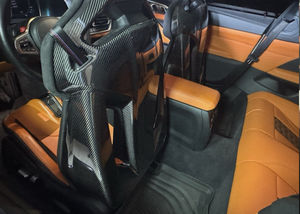 Sièges baquets en fibre de carbone, sièges baquets de course de luxe pour BMW M3 M2 en fibre de carbone avec cuir imperméable et personnalisables - Product Image 5