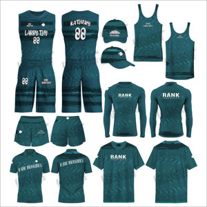 Uniforme de baloncesto de secado rápido con Jersey sin mangas y pantalones cortos perfecto para equipos escolares y de Club - Product Image 6