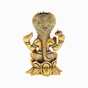 รูปปั้นพระวิษณุทองเหลืองสำหรับตกแต่งบ้านสำนักงาน - Product Image 2