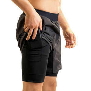 High Quality Unisex <b>MMA</b> Grappling <b>Shorts</b> Custom Logo Printing Stretch Lightweight Breathable Quick Dry Polyester Sports Training - Product Image 4