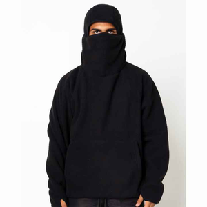 Nouveau sweat à capuche à double couche avec logo personnalisé, broderie, cagoule, sweat à capuche pour homme, fermeture éclair intégrale, thermique, 100% coton, 340g - Product Image 4