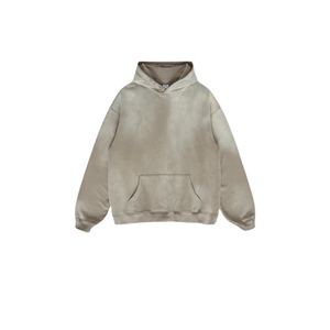 Sudadera con Capucha Unisex Extra Grande, Lavada al Ácido, 100% Algodón, de Alta Calidad, Impermeable, Transpirable, con Forro Polar Térmico, para Invierno - Product Image 1