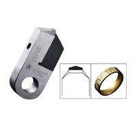 Outil de facettage Posalux 3mm 150, forme plate en V, en acier inoxydable, grande machine, outil diamanté pour la fabrication de bagues et de bracelets en or