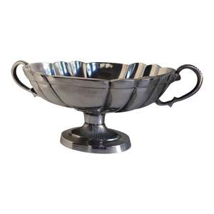 ชามผลไม้โลหะตกแต่งทองเหลืองโบราณสำหรับเทียนลอยน้ำโต๊ะรับประทานอาหารดอกไม้ตกแต่งบ้านทำในอินเดีย - Product Image 5