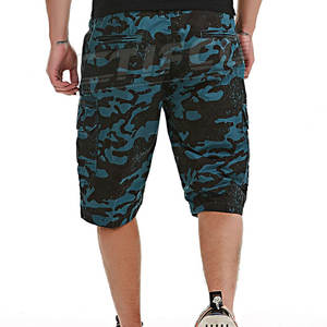 Pantalones cortos cargo de alta calidad con logotipo personalizado de verano, pantalones cortos cargo transpirables con cintura elástica para hombre - Product Image 4