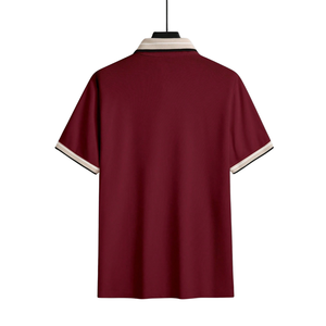 เสื้อเชิ้ตผู้ชาย แขนสั้น คอปก ติดกระดุม ทรงปกติ ใส่สบายๆ สำหรับฤดูร้อน ใส่ได้ทุกวัน แฟชั่นคลาสสิก น้ำหนัก 220 กรัม - Product Image 2