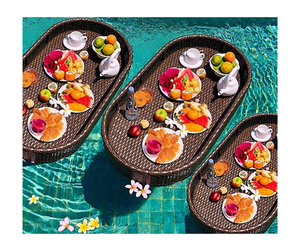 ตะกร้าหวายลอยน้ำสำหรับใส่อาหารเช้าตะกร้าหวายสำหรับใส่อาหารเช้า - Product Image 5