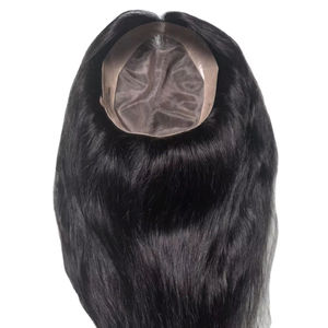 วิกผมโมโนสำหรับผู้หญิงผมคนอินเดียมีหลายสไตล์ (คลื่นน้ำคลื่นธรรมชาติเป็นต้น) 100น้ำหนักเบา-150กรัม - Product Image 1