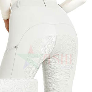 Leggings d'équitation pour femmes, fabrication directe OEM ODM, collants de sport d'équitation, imperméables, coupe-vent, en spandex/polyester, taille adulte - Product Image 6