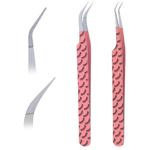 Pince à cils ergonomique à pointe en fibre pour des ensembles de cils confortables Pince à cils à pointe en fibre pour une isolation et un placement parfaits - Product Image 6