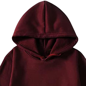 Ensemble survêtement en molleton marron pour homme, logo personnalisé, sweat à capuche et jogging, tenue d'hiver chaude en deux pièces, vente en gros d'usine OEM, style décontracté - Product Image 3