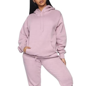 Conjunto de Dos Piezas Personalizado para Mujer, Ropa Casual de Invierno, Bloques de Color, Cierre de Cremallera, Mangas Largas, Chándal para Mujer - Product Image 1