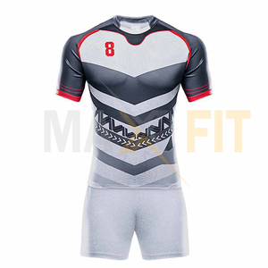 Maxfit ชุดกีฬารักบี้ผลิตตามสั่งชุดกีฬาระบายอากาศได้ดีและมีสไตล์ - Product Image 6