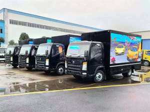 Camion benne à benne basculante HO-WO pour extérieur, avec écran LED diesel 4160x1760mm, blanc, Euro 5, manuel, neuf - Product Image 3