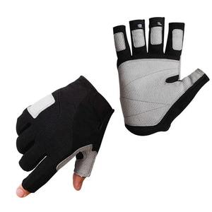 Guantes de alto rendimiento para hombres y mujeres con muñequeras, nuevos guantes de levantamiento de pesas para ciclismo con logotipo personalizado de alta calidad - Product Image 4