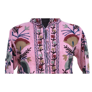 Chaqueta Algodón TNT SUZANI Bordado Abrigo de mujer Forro de algodón transpirable Patrón floral Casual Invierno - Product Image 3