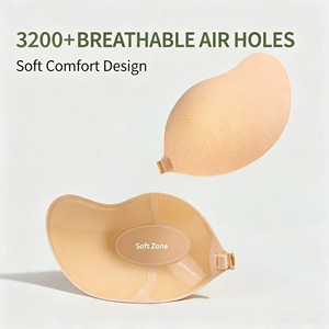Sujetador Adhesivo de Silicona sin Costuras, Impermeable e Invisible, con Logotipo Personalizado OEM, para Mujer - Product Image 2