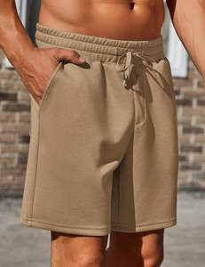 <b>Mens</b> <b>Lounge</b> Sweat <b>Shorts</b>, Casual Elastic Waist Gym Workout <b>Shorts</b> with Drawstring - Product Image 4