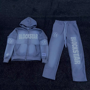 OEM personnalisé homme haute qualité 100% hommes survêtement 80% coton 20% polyester et 320gsm à 400gsm - Product Image 1