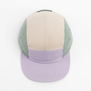 Casquette 5 panneaux en toile de coton, blocs de couleurs pastel, vente en gros, logo personnalisé, haute qualité, OEM ODM, faible MOQ, unisexe, décontractée, réglable, style Dad Hat - Product Image 6