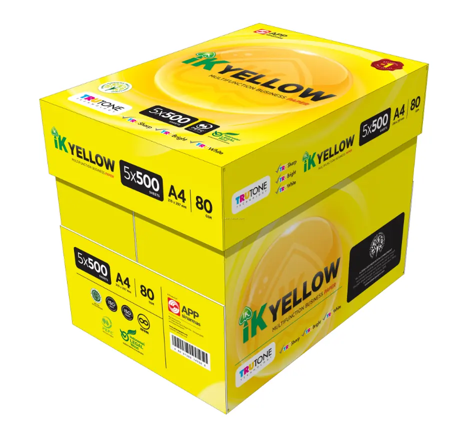 2024 Factory price IK Plus A4 copy Paper /Paperline Gold A4 80g Quality Printing Paper 70GSM 75GSM 80GSM PAPER
