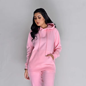 Conjunto Deportivo de Invierno Personalizado 100% Algodón con Capucha y Pantalones Jogger, Ropa Deportiva de Entrenamiento al por Mayor, Chándal de 2 Piezas para Mujer - Product Image 5