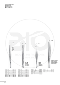 Fórceps quirúrgicos delicados de diseño personalizado, fórceps de tejido atraumático Debakey de alta precisión de 18 cm de longitud - Product Image 3