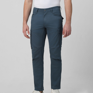 OEM pantalones cargo informales de cintura alta Hombres Nuevo diseño sólido tejido fino multi-Bolsillo algodón/poliéster invierno uso al aire libre al por mayor - Product Image 1
