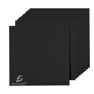 Lot de 10 panneaux muraux autocollants en mousse XPE 3538,5 cm avec motifs texturés pour usage domestique - Product Image 3