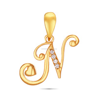 Pendentifs en or jaune 22 carats de qualité supérieure avec diamants certifiés GIA, plaqués or, pour femmes/unisexe, fabrication indienne, personnalisables