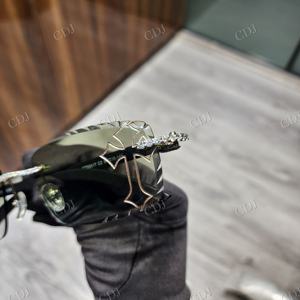 Classic Green <b>Shades</b> Moissanite Diamond LensesStudded Bling Iced Out Hip Hop Fancy <b>Sunglasses</b> Perfect for Any Occasion For Mens - Product Image 4