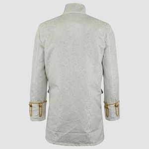 Renaissance <b>Mens</b> <b>Velvet</b> Goth Steampunk Victorian Frock Coat - Product Image 2