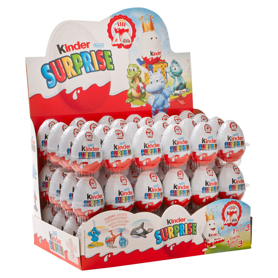 Kinder Surprise Eggs Classic Milk Chocolate with Toys