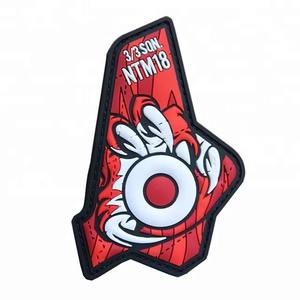 Patch en PVC personnalisé Etiquette en caoutchouc sport avec logo en relief 3D Patch en PVC personnalisé - Product Image 2