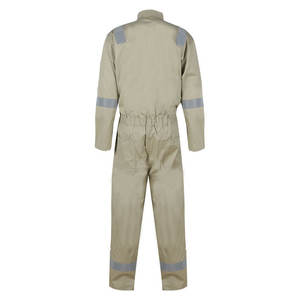 Combinaison personnalisée pour hommes de haute qualité salopette uniforme de travail confortable Poly coton respirant réfléchissant GS sécurité certifiée - Product Image 3