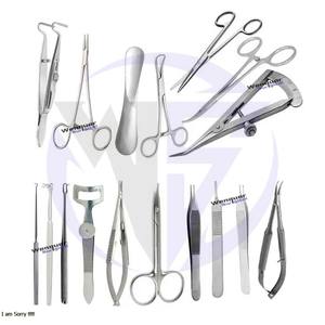 Juego de 17 Piezas de Instrumentos Quirúrgicos de Acero Inoxidable para Blefaroplastia Manual, Cirugía de Párpados y Rinoplastia Oftálmica - Product Image 3