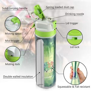 Botella de agua inteligente Nueva innovación 550ml 2024 Botella de agua de desarrollo de nuevos productos - Product Image 6