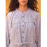 Blusa Holgada de Seda Bordada para Mujer Zahi - Diseños a Cuadros y Florales - Ropa Casual y de Negocios - Product Image 3