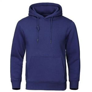Sweat à capuche zippé à manches longues pour hommes Sweatshirts en molleton de sport décontractés à la mode Vêtements de sport d'hiver Teints en couleur unie - Product Image 2