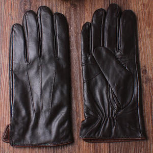 Gants de mode en cuir à impression personnalisée Produit respirant à coutures hautes Gants de mode en cuir ultra doux au toucher pour hommes - Product Image 4