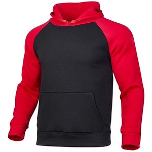 Chándal para hombre 100% algodón Trajes de sudor Conjuntos largos de 2 piezas Otoño Invierno Jersey Sudadera con capucha Chándales Patchwork Bolsillo de canguro - Product Image 5